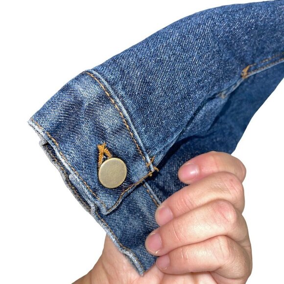 Natural North Montreal Vintage Womens Jacket Size S Blue Denim Quilted Lining - Picture 8 of 10